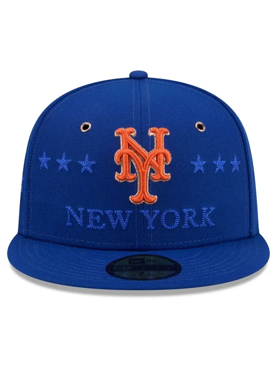 Кепка New York Mets 59FIFTY с вышивкой New Era — изображение 2 из 5, королевский