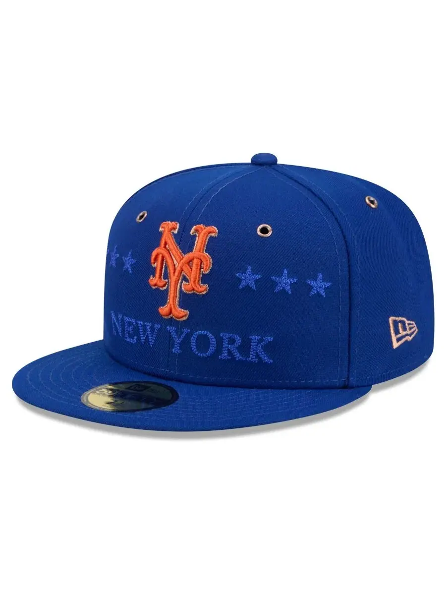 Кепка New York Mets 59FIFTY с вышивкой New Era — изображение 3 из 5, королевский