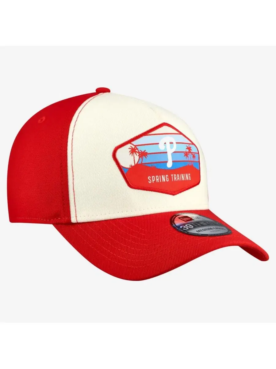 Кепка-бейсболка с градиентом Philadelphia Phillies Spring Training New Era — изображение 3 из 4, красный