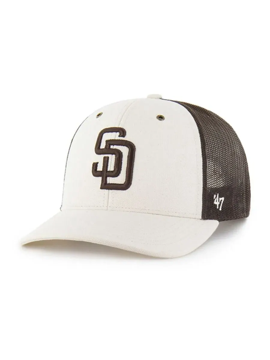 Кепка-тракер с вышивкой San Diego Padres, модель Undyed Trucker '47 Brand