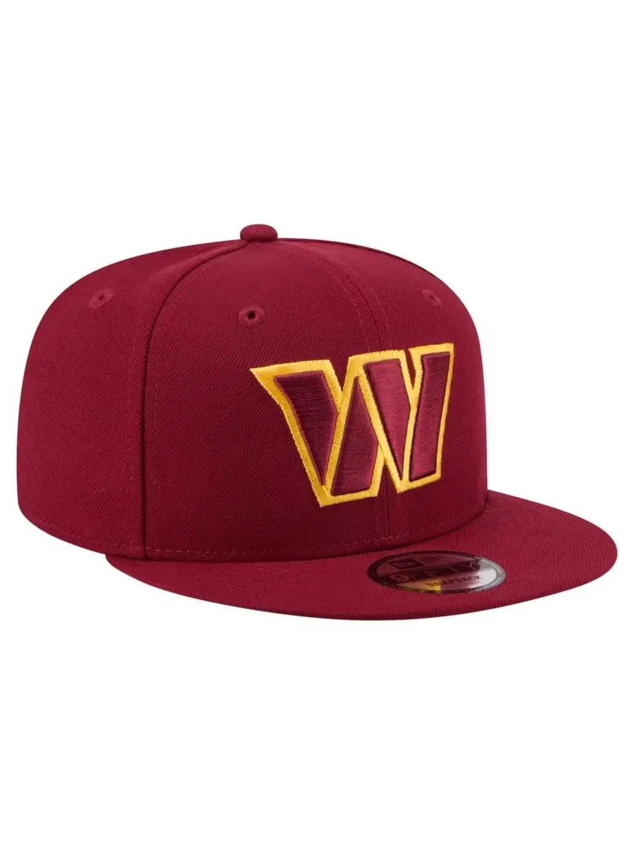 Кепка-снапбек с высокой тульей New Era 9FIFTY, Washington Commanders — изображение 3 из 5, бордовый