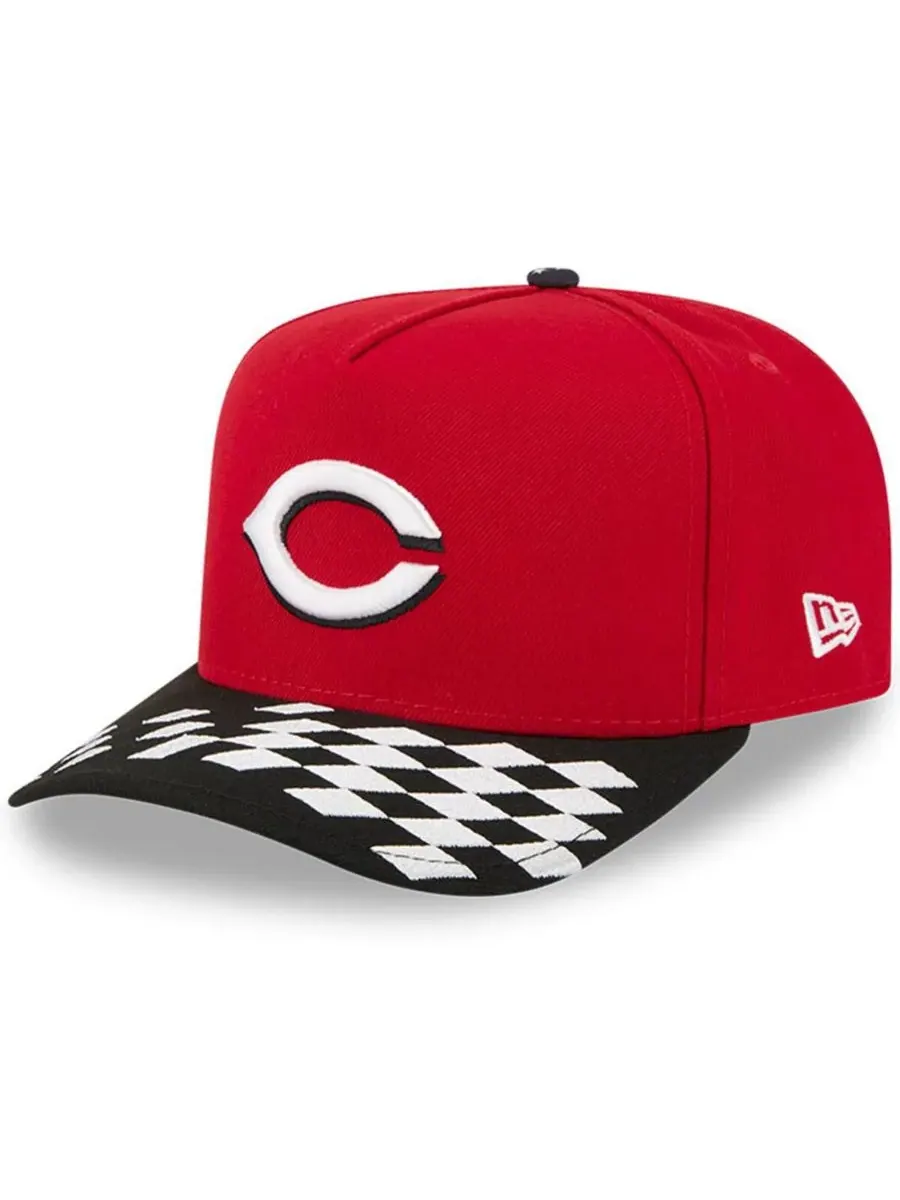 New Era Мужская красно-черная бейсболка Cincinnati Reds 2025 MLB Speedway Classic A-Frame 59FIFTY — изображение 3 из 5