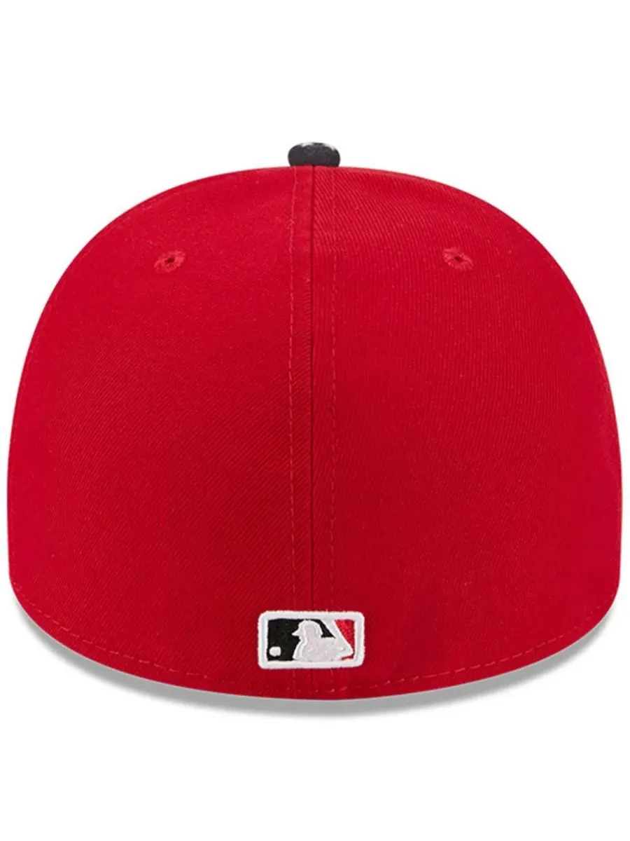 New Era Мужская красно-черная бейсболка Cincinnati Reds 2025 MLB Speedway Classic A-Frame 59FIFTY — изображение 4 из 5