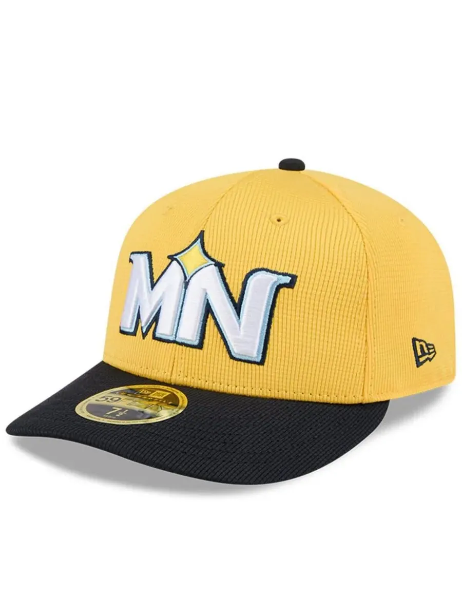 New Era Мужская бейсболка Minnesota Twins City Connect Batting Practice Low Profile 59FIFTY