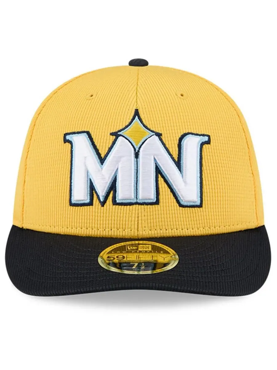 New Era Мужская бейсболка Minnesota Twins City Connect Batting Practice Low Profile 59FIFTY — изображение 2 из 4