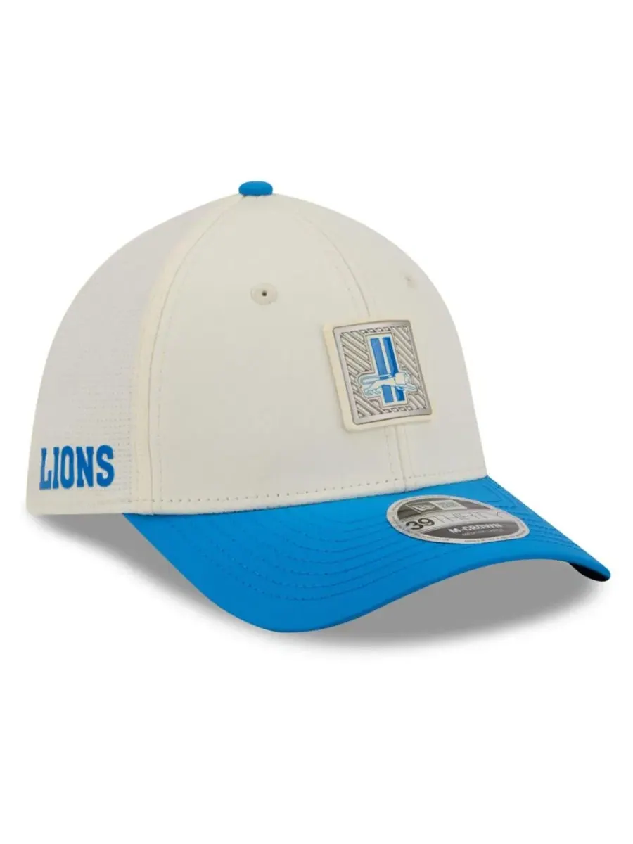 Бейсболка New Era 39THIRTY Flex с козырьком, Detroit Lions