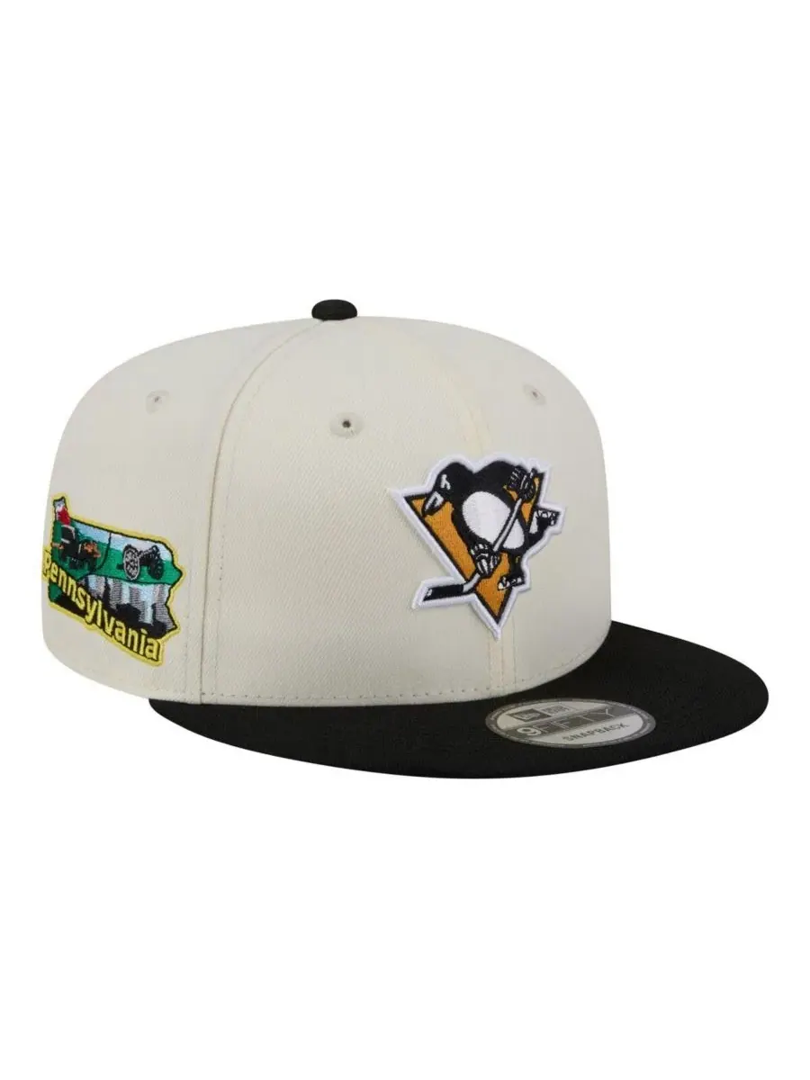 Кепка-снэпбек с вышивкой Pittsburgh Penguins New Era
