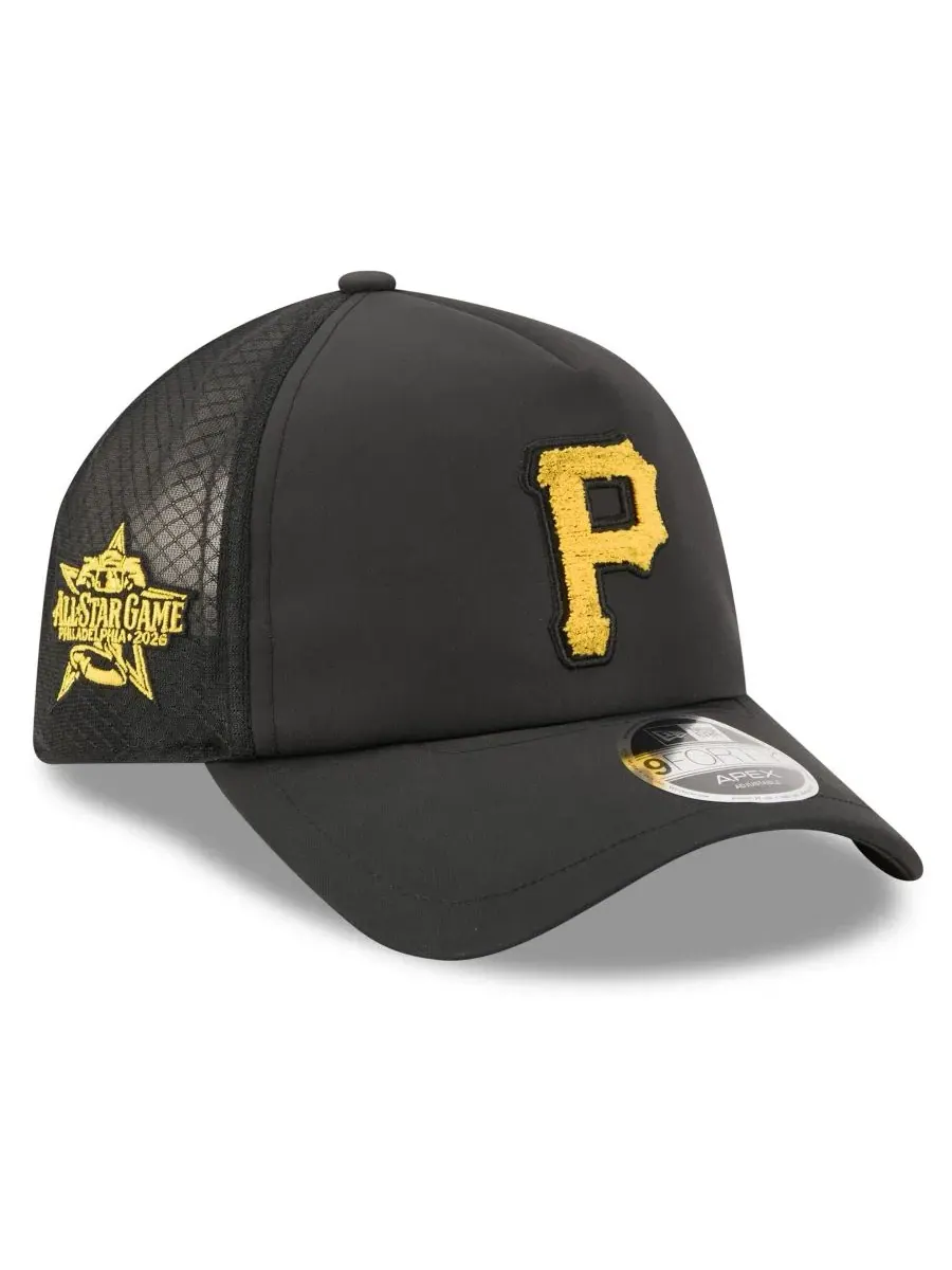 Бейсболка New Era 9FORTY Apex с вышивкой логотипа Pittsburgh Pirates