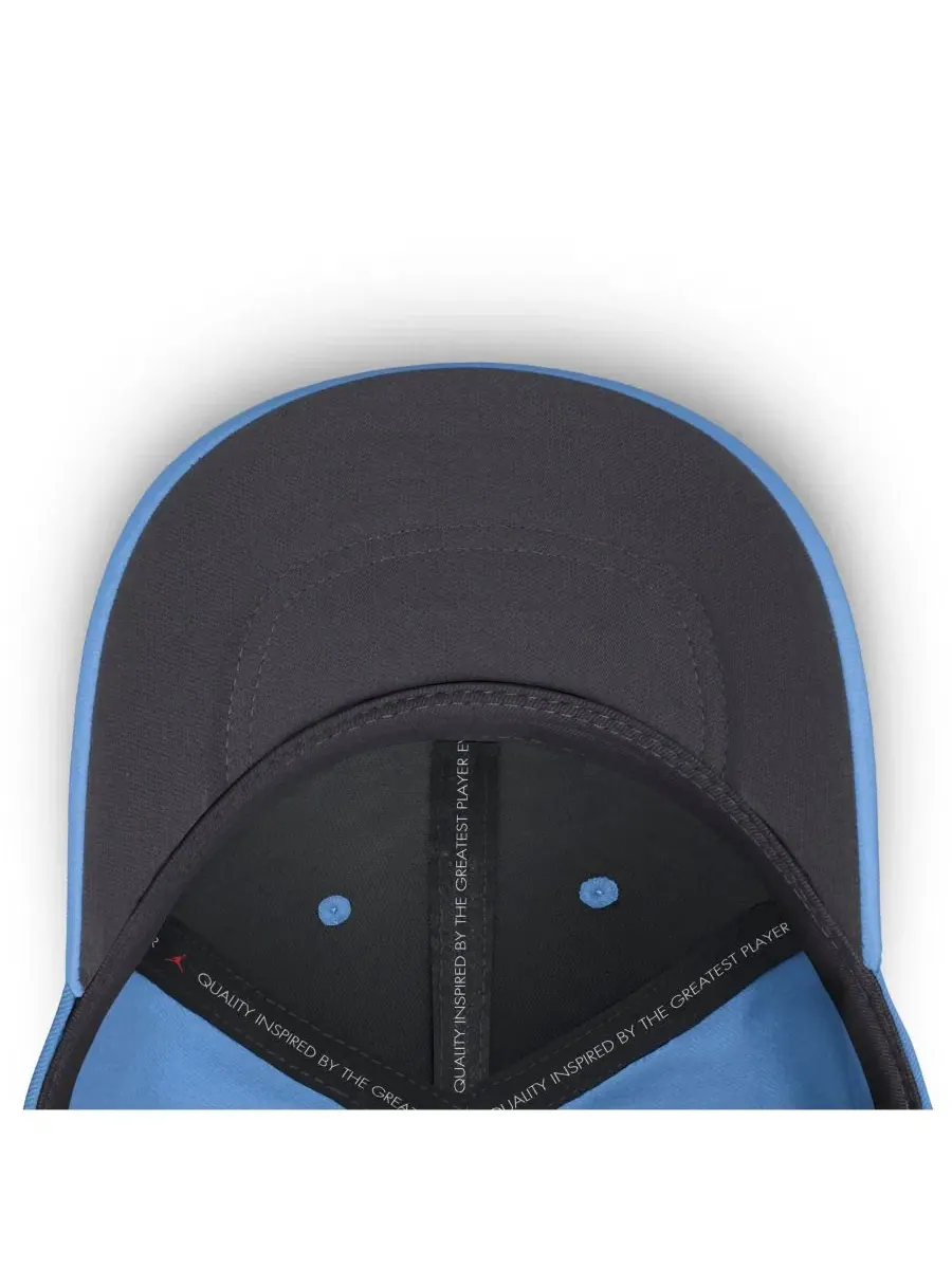 Кепка Dri-FIT с вышивкой Aerobill Swooshflex Carolina Blue Jordan — изображение 4 из 5, синий