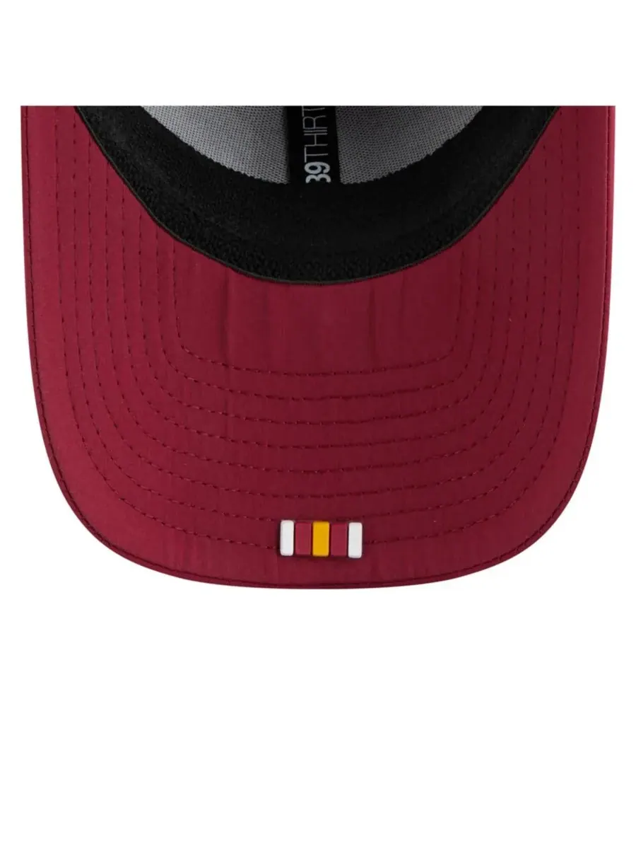 New Era Мужская бордовая кепка Washington Commanders 2025 Sideline 39THIRTY Flex Hat — изображение 3 из 5, бордовый