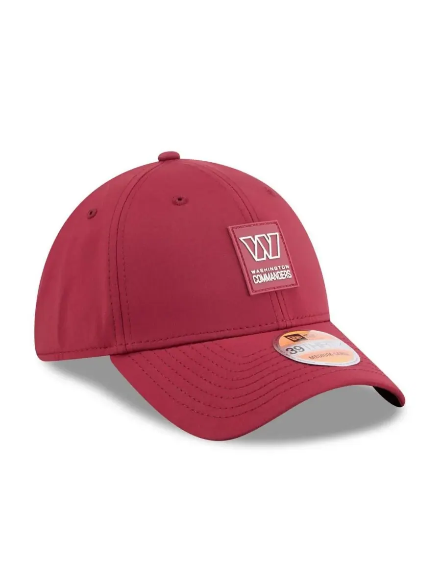 New Era Мужская бордовая кепка Washington Commanders 2025 Sideline 39THIRTY Flex Hat — изображение 4 из 5, бордовый