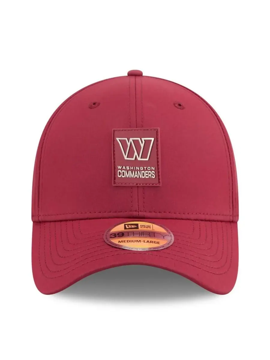 New Era Мужская бордовая кепка Washington Commanders 2025 Sideline 39THIRTY Flex Hat — изображение 5 из 5, бордовый