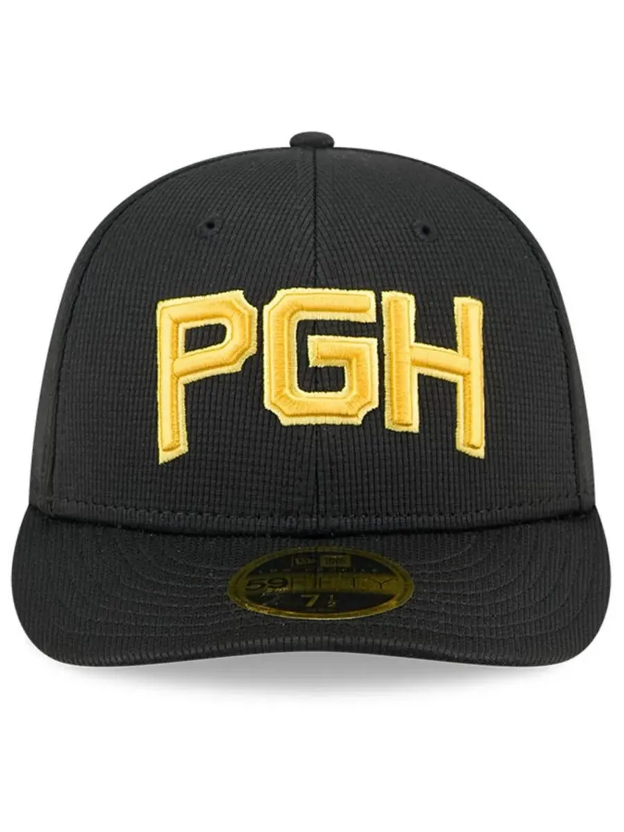 New Era Мужская черная бейсболка Pittsburgh Pirates City Connect Batting Practice Low Profile — изображение 2 из 4, черный