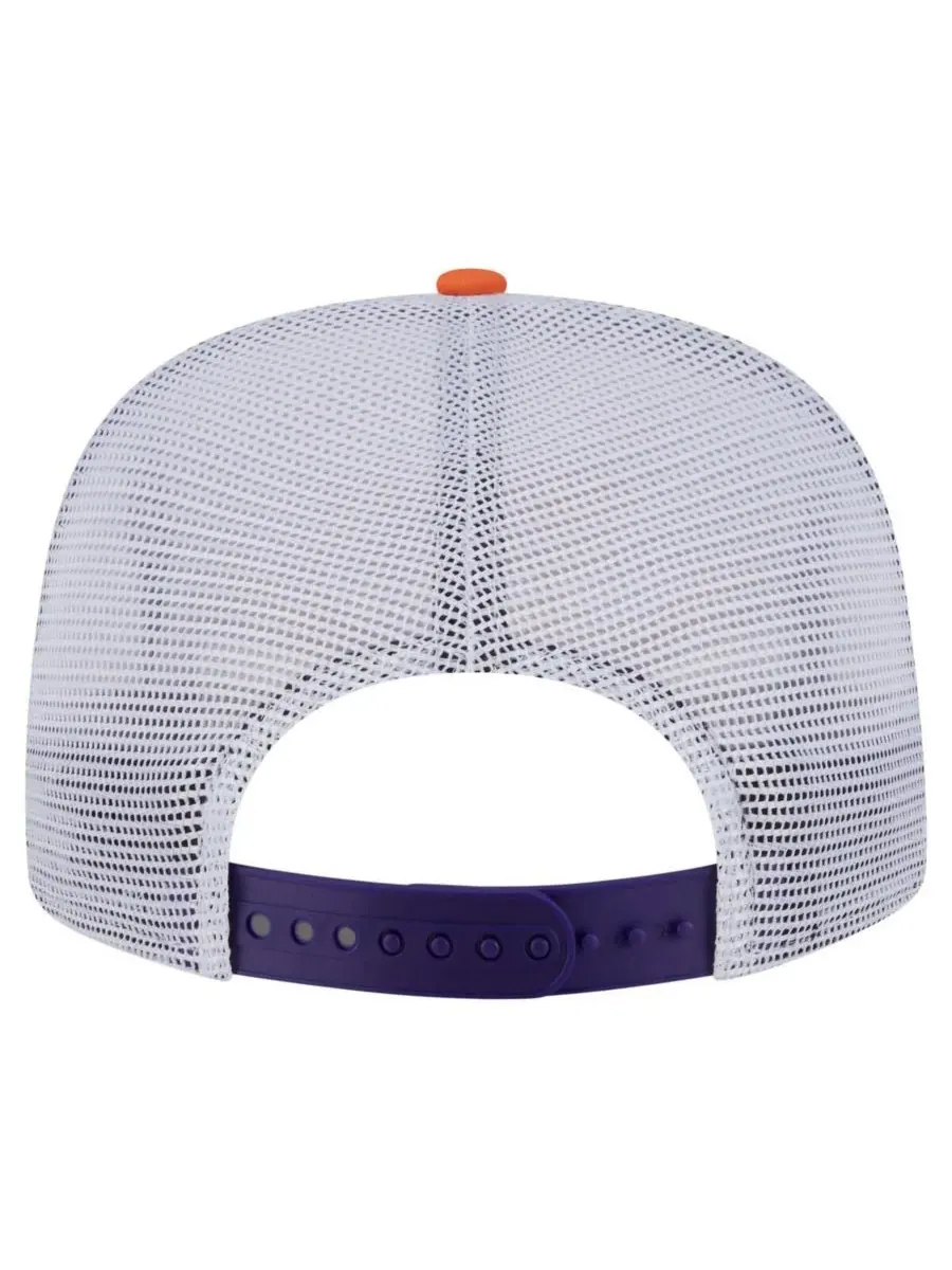 New Era Мужская бейсболка-снепбек Phoenix Suns в фиолетово-оранжевом цвете с ретро-окраской — изображение 4 из 4