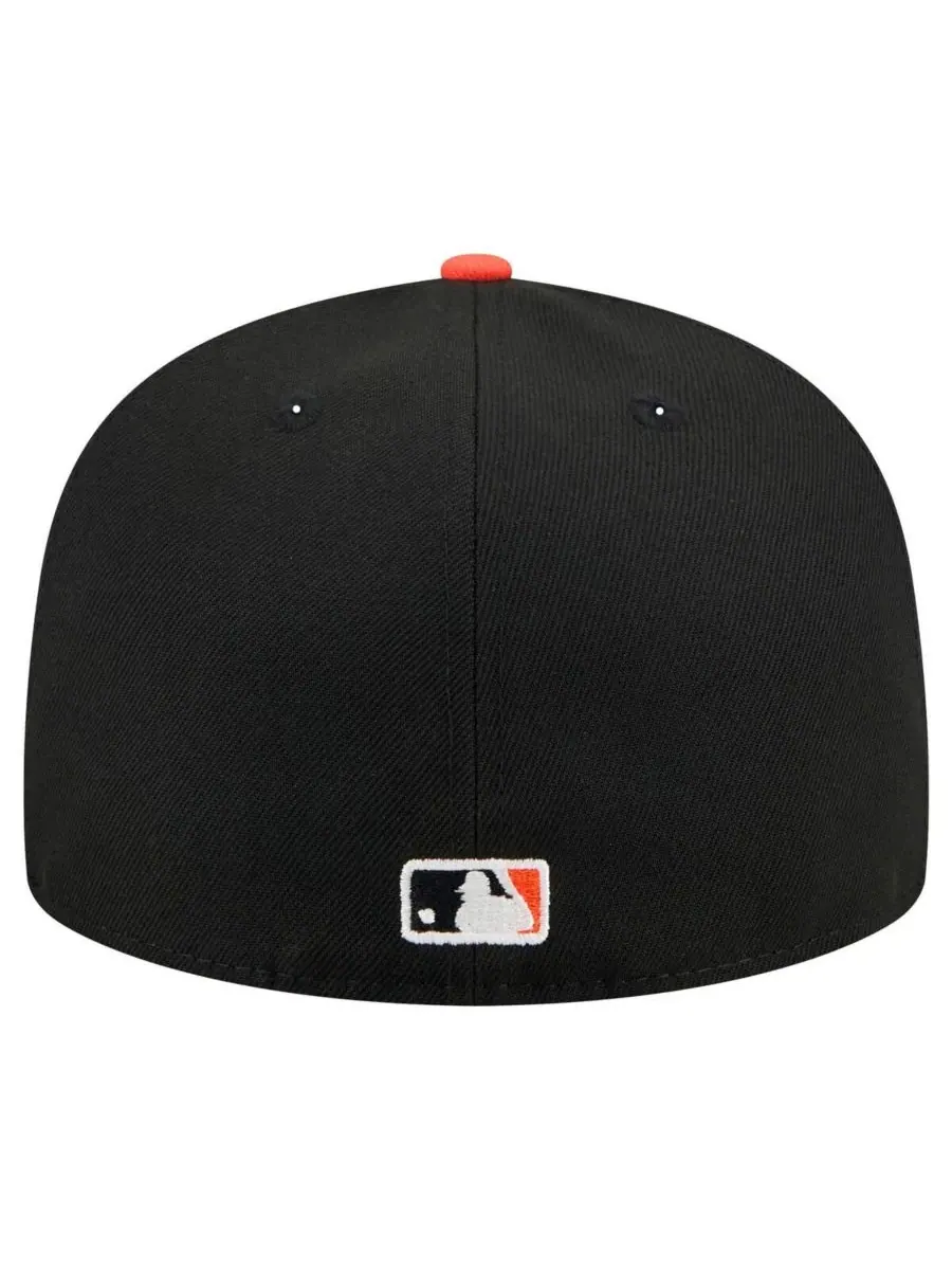 New Era Мужская черная кепка Detroit Tigers Shadow Stitch 59FIFTY — изображение 3 из 5, черный