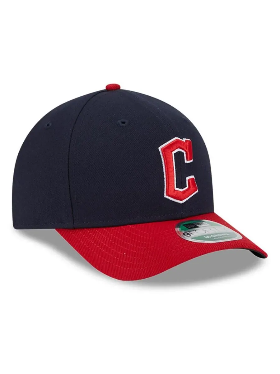 New Era Мужская темно-синяя кепка Cleveland Guardians Player Replica 9FORTY с регулируемым размером — изображение 4 из 5