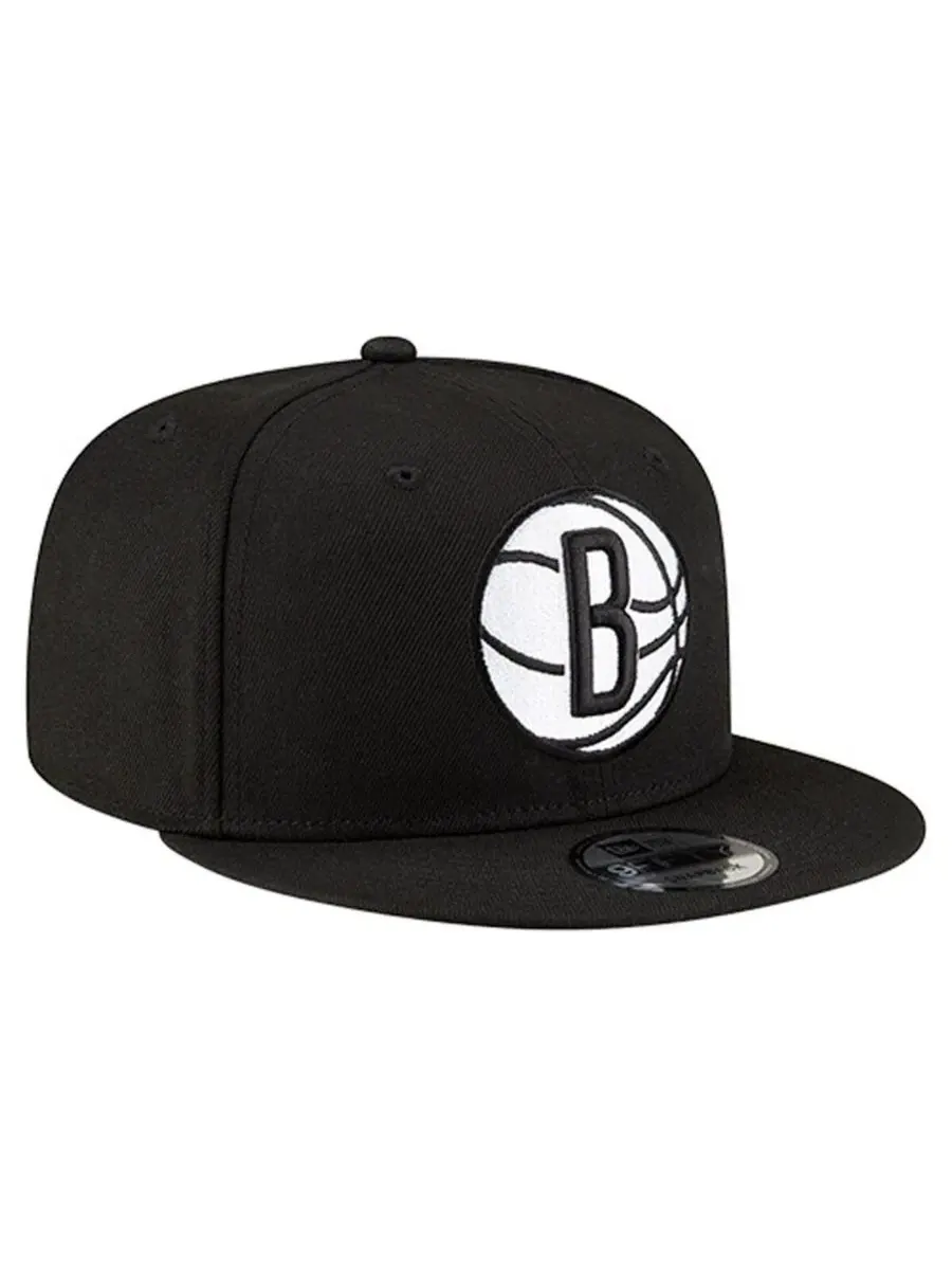Мужская черная кепка-снепбек Brooklyn Nets 9FIFTY New Era — изображение 3 из 5, черный