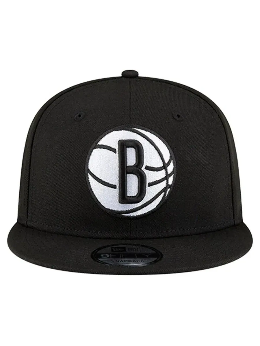 Мужская черная кепка-снепбек Brooklyn Nets 9FIFTY New Era — изображение 5 из 5, черный