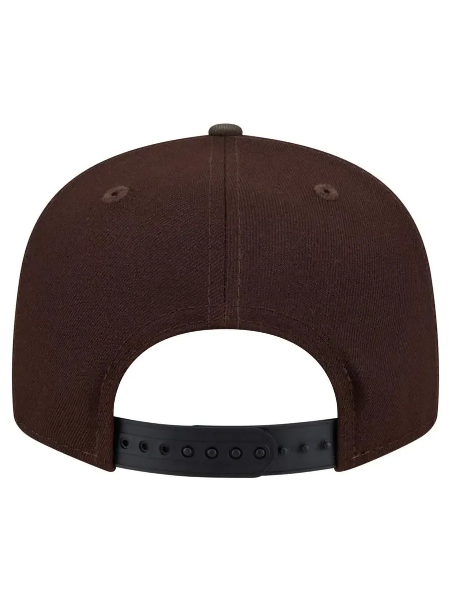 Кепка-снэпбек с принтом Burnt Wood Camo New Era — изображение 3 из 5, коричневый