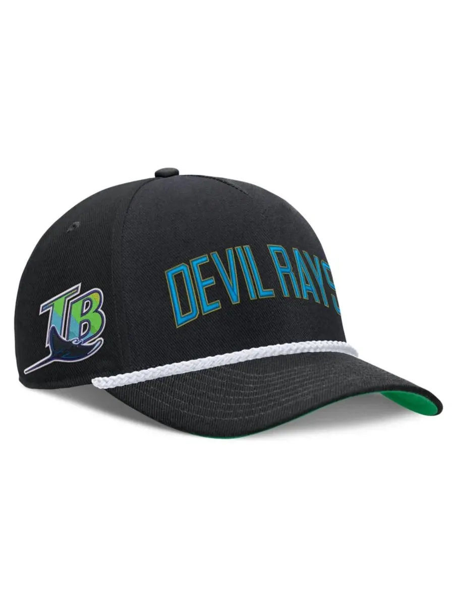 Бейсболка Nike Cooperstown Collection Rise с вышивкой Tampa Bay Rays