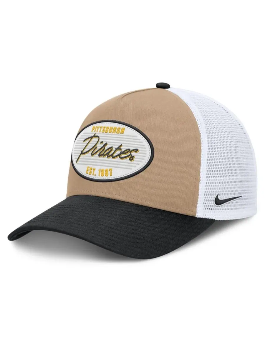 Кепка-тракер Nike Pittsburgh Pirates Rise A-Frame