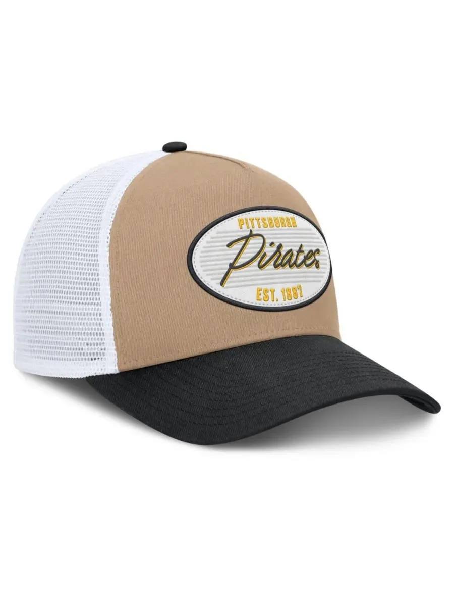 Кепка-тракер Nike Pittsburgh Pirates Rise A-Frame — изображение 2 из 4, хаки черный