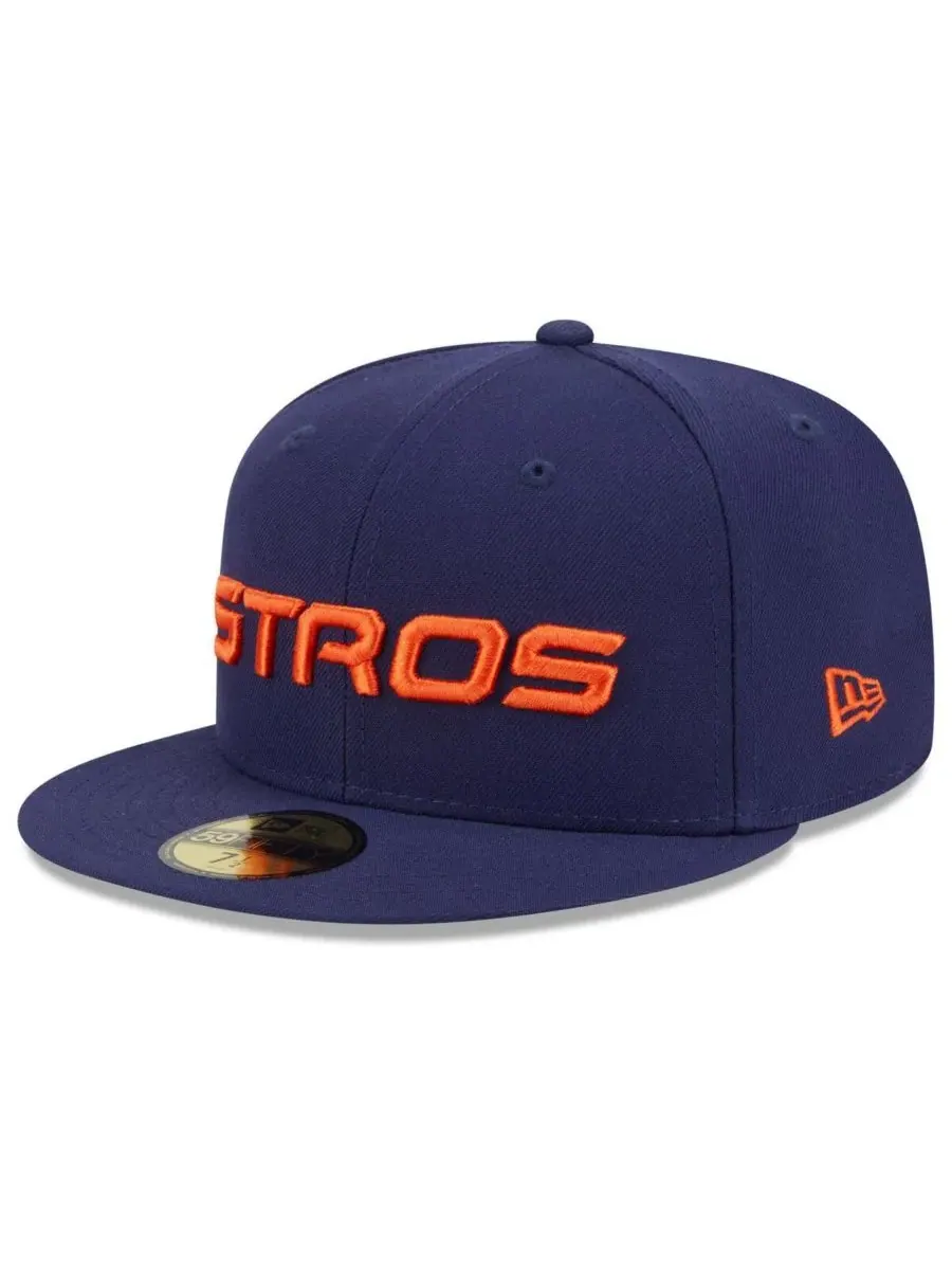 New Era Мужская темно-синяя бейсболка Houston Astros 2025 City Connect Fan Pack 59FIFTY Fitted Hat — изображение 3 из 5