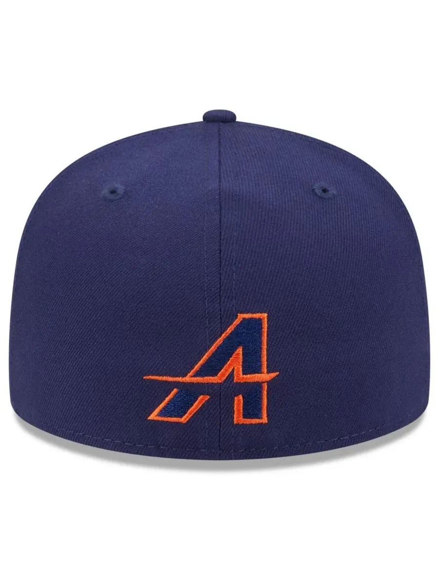 New Era Мужская темно-синяя бейсболка Houston Astros 2025 City Connect Fan Pack 59FIFTY Fitted Hat — изображение 4 из 5