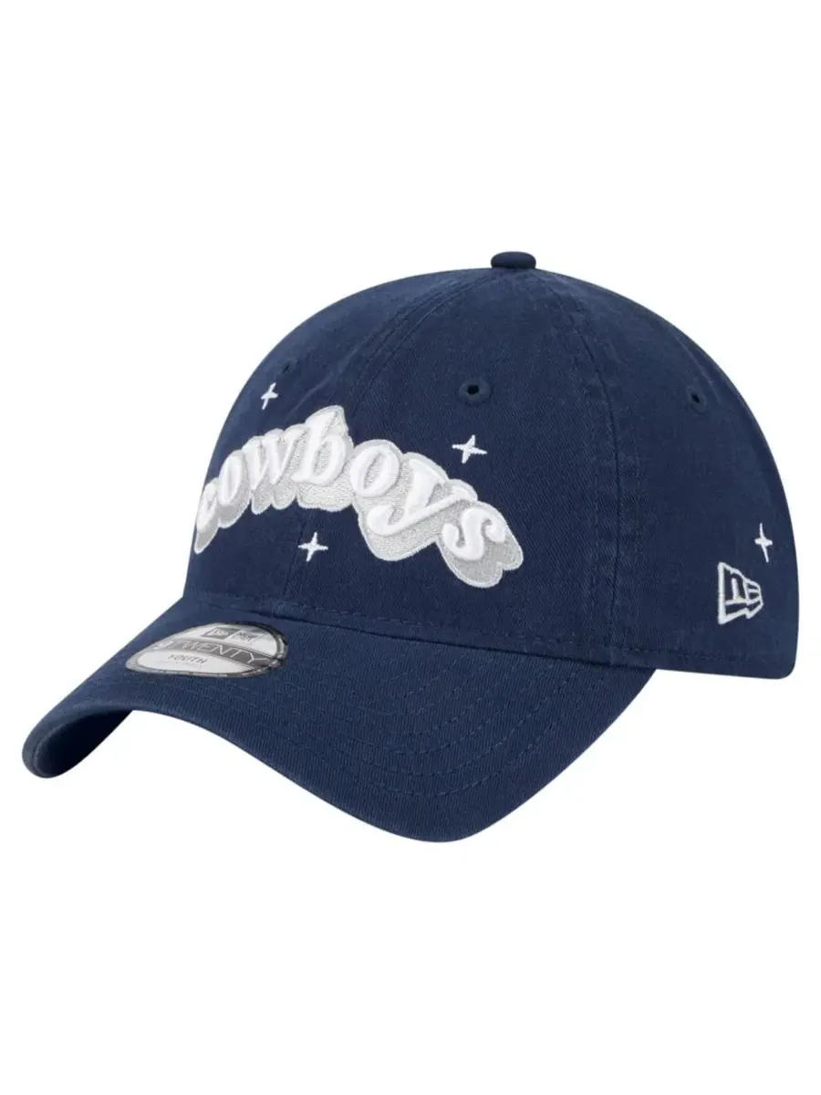 Кепка New Era с вышивкой Dallas Cowboys Cheer — изображение 3 из 5, темно-синий