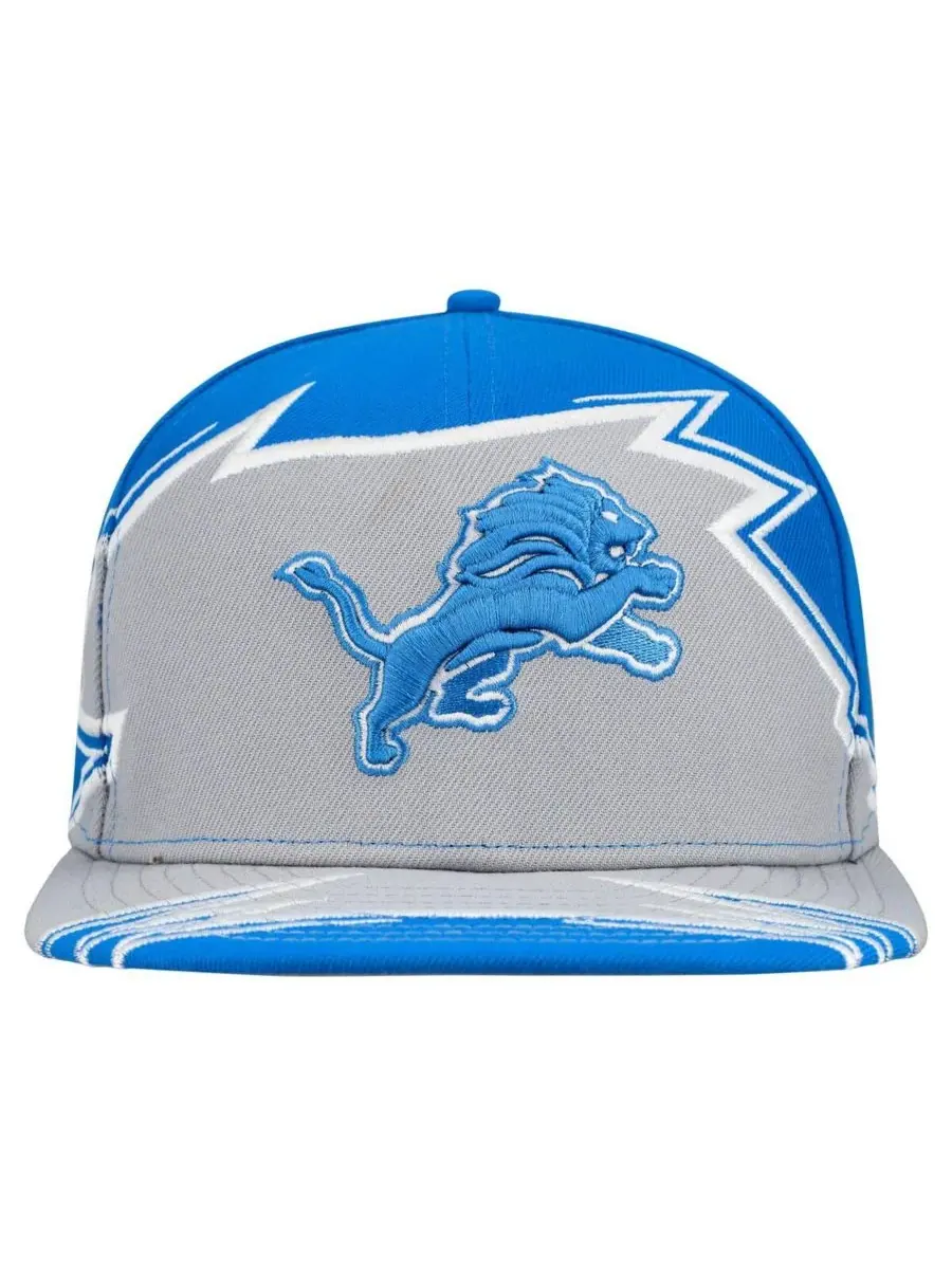 New Era Мужская сине-серая кепка Detroit Lions Break 59FIFTY — изображение 2 из 4, синий серый