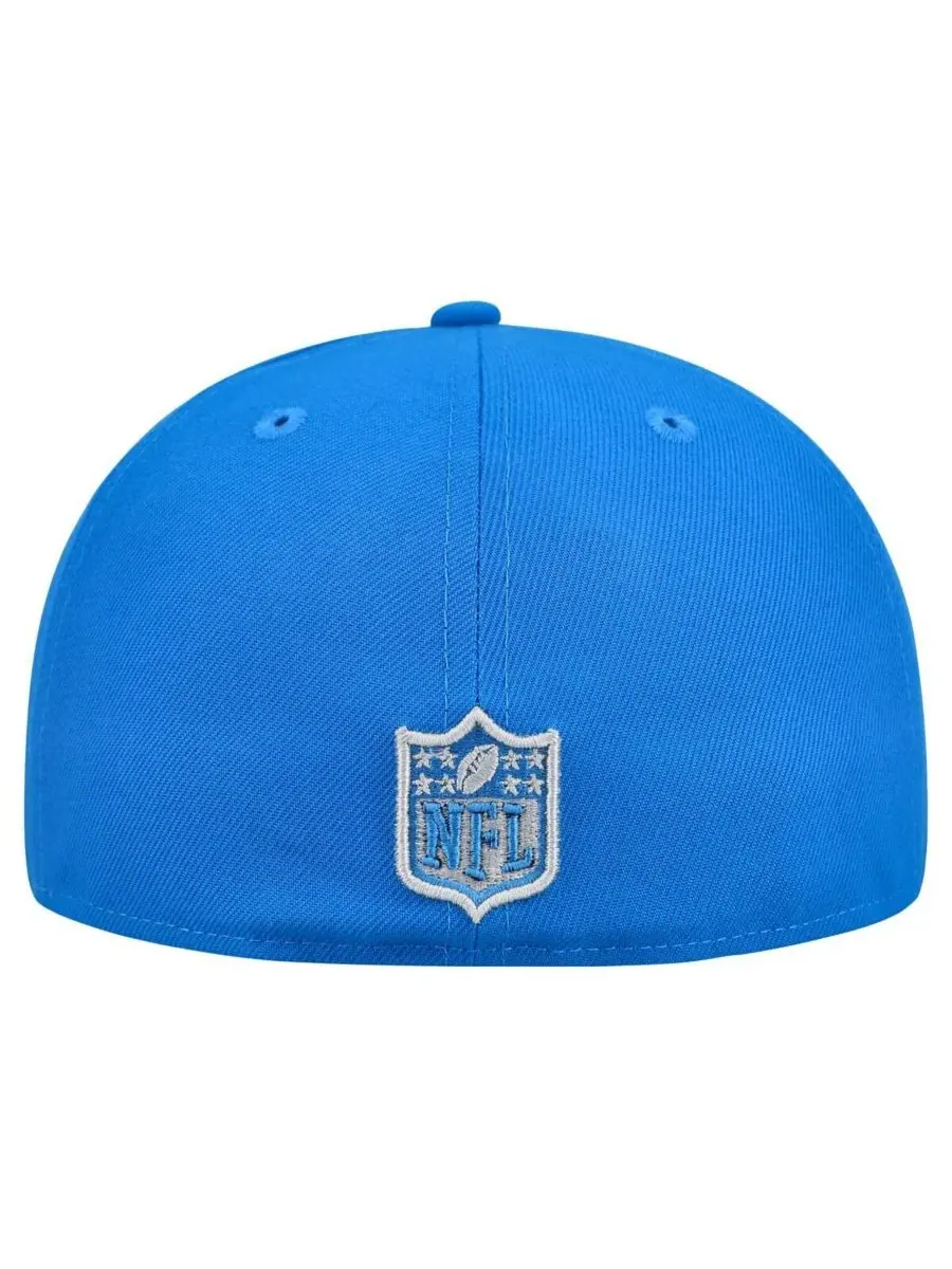 New Era Мужская сине-серая кепка Detroit Lions Break 59FIFTY — изображение 3 из 4, синий серый