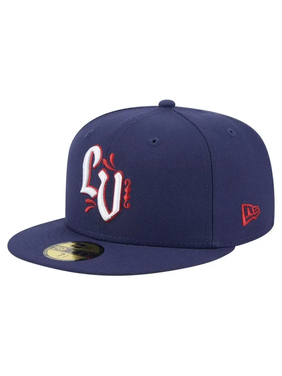 New Era Мужская синяя бейсболка Lehigh Valley IronPigs из аутентичной коллекции 59FIFTY