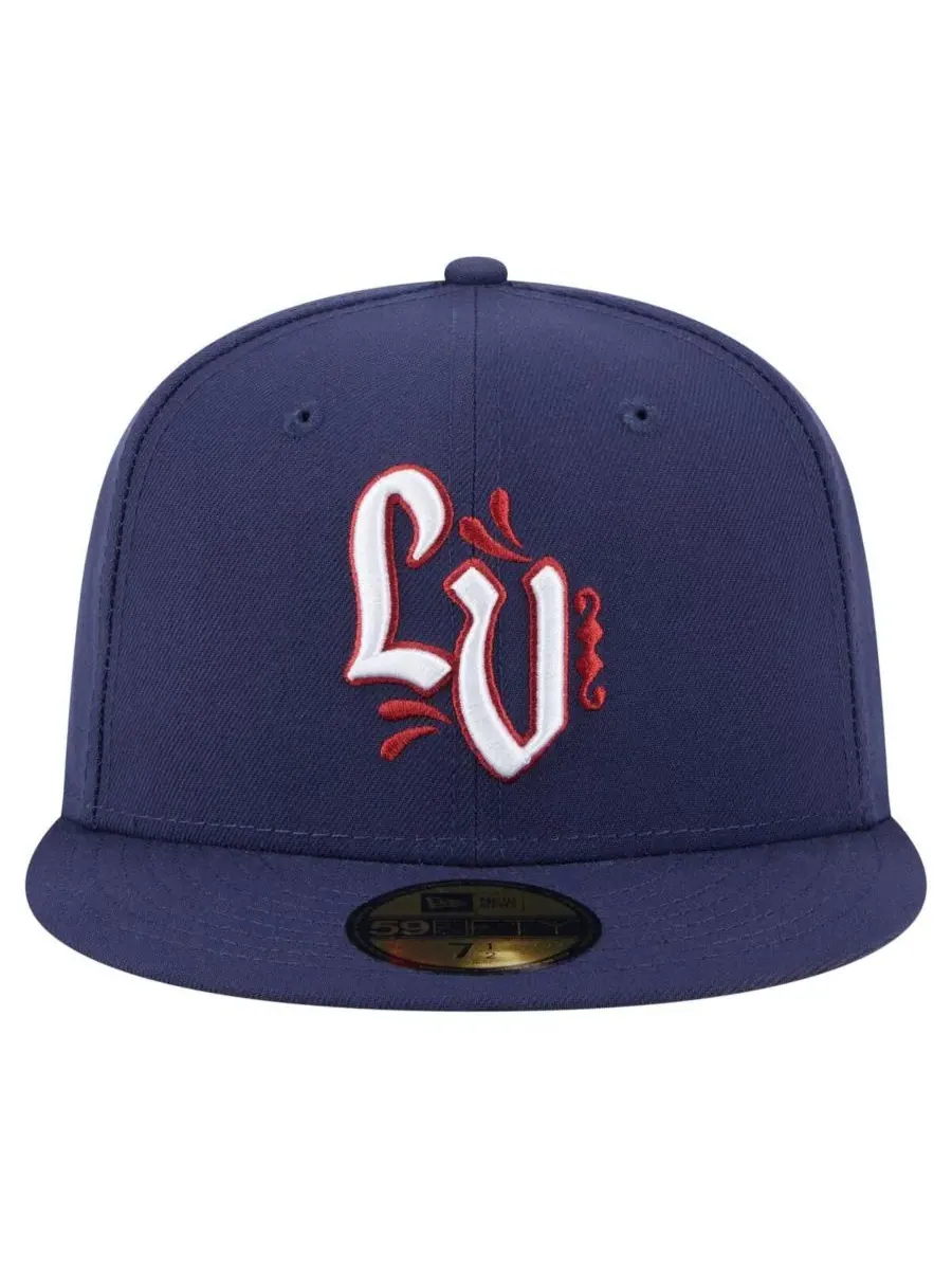 New Era Мужская синяя бейсболка Lehigh Valley IronPigs из аутентичной коллекции 59FIFTY — изображение 3 из 4, темно-синий