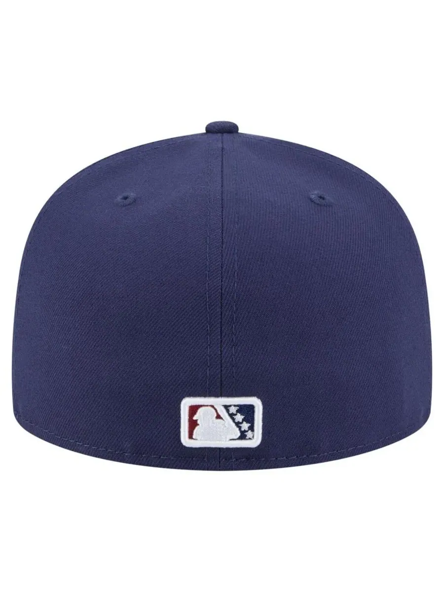 New Era Мужская синяя бейсболка Lehigh Valley IronPigs из аутентичной коллекции 59FIFTY — изображение 4 из 4, темно-синий