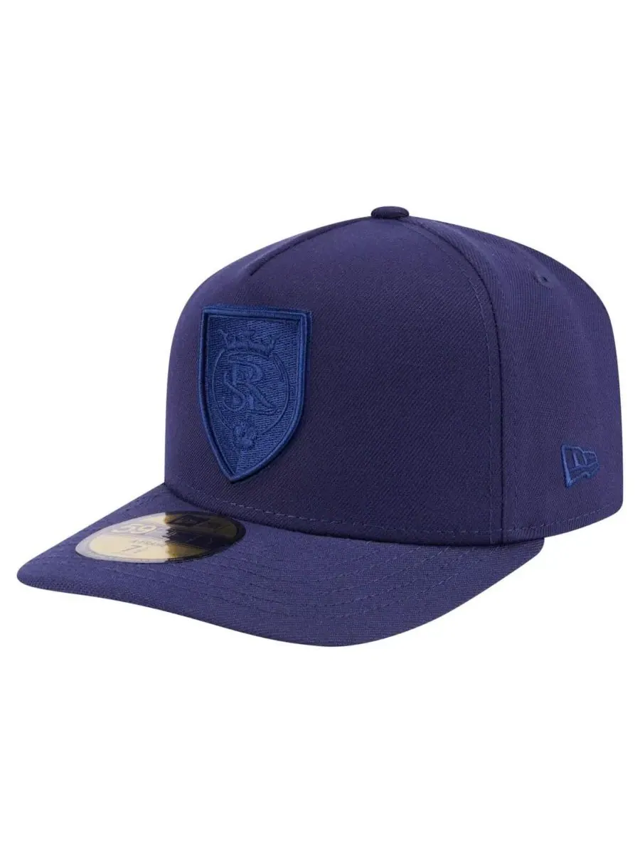 New Era Мужская кепка A-Frame 59FIFTY темно-синего цвета из коллекции Real Salt Lake Color Pack