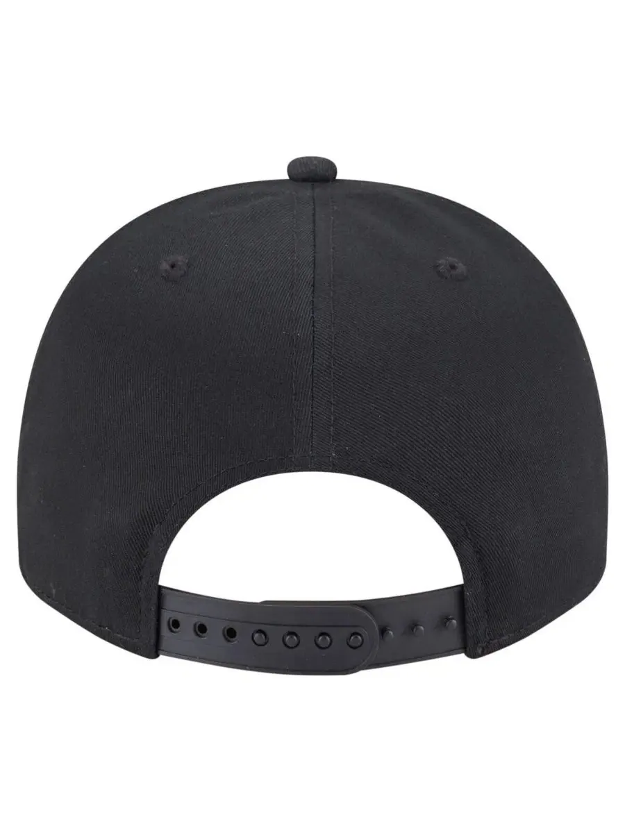 Мужская черная бейсболка Boston Red Sox Chainstitch 9FIFTY A-Frame Snapback New Era — изображение 4 из 4, черный