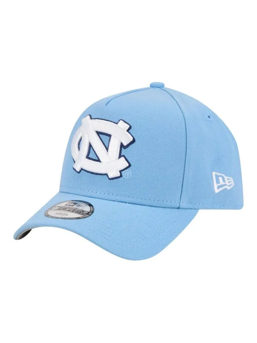 Бейсболка Big Boys and Girls Carolina Blue North Carolina Tar Heels 9FORTY A-Frame Adjustable Hat