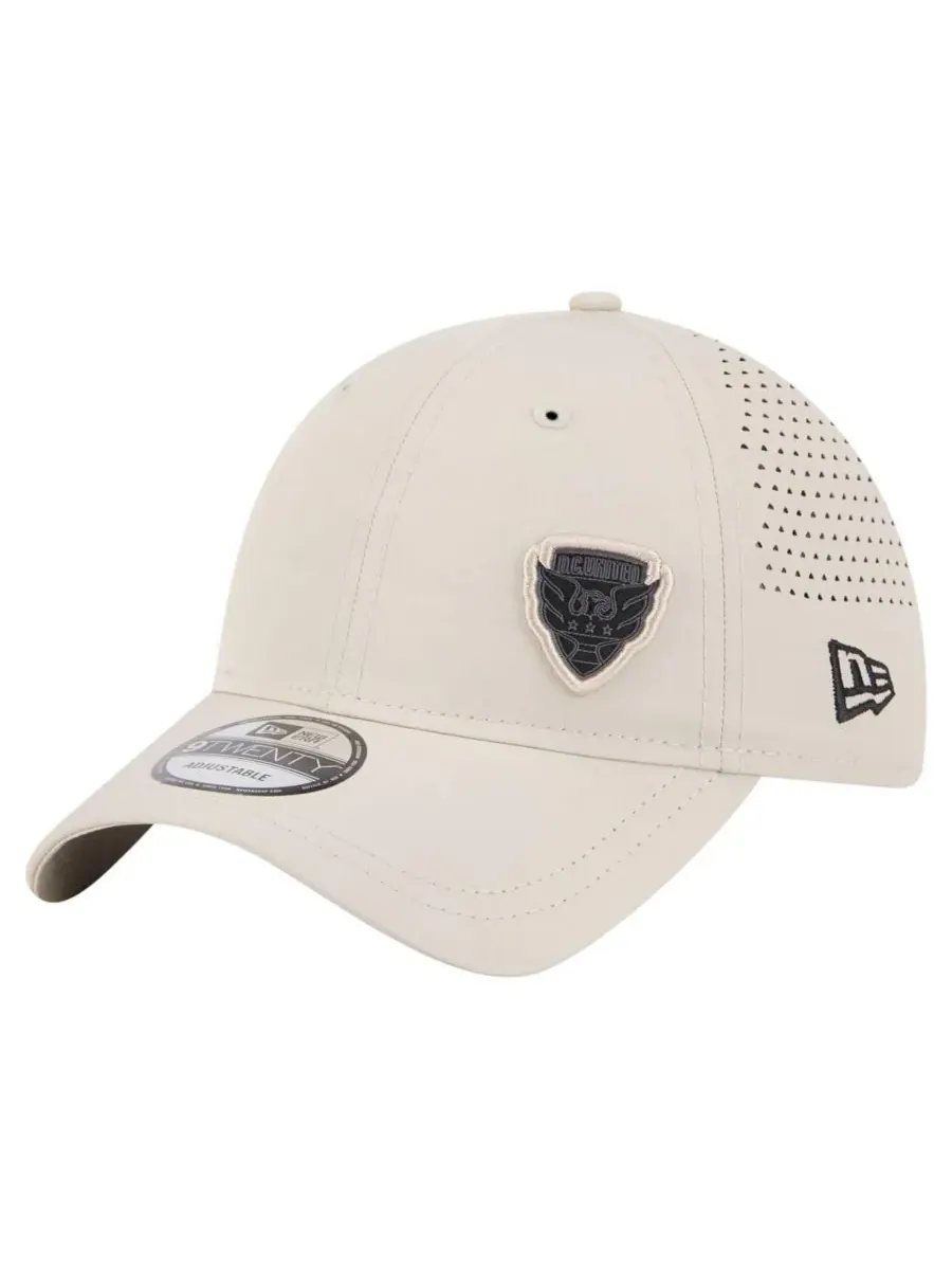 New Era Мужская кепка DC United Active 9TWENTY бежевого цвета с регулируемой застежкой