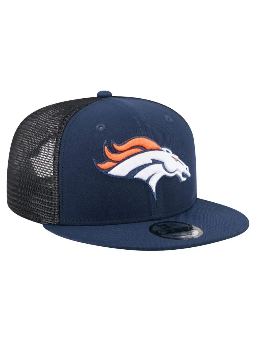 Кепка-снапбек с вышитым логотипом Denver Broncos New Era — изображение 5 из 5, темно-синий