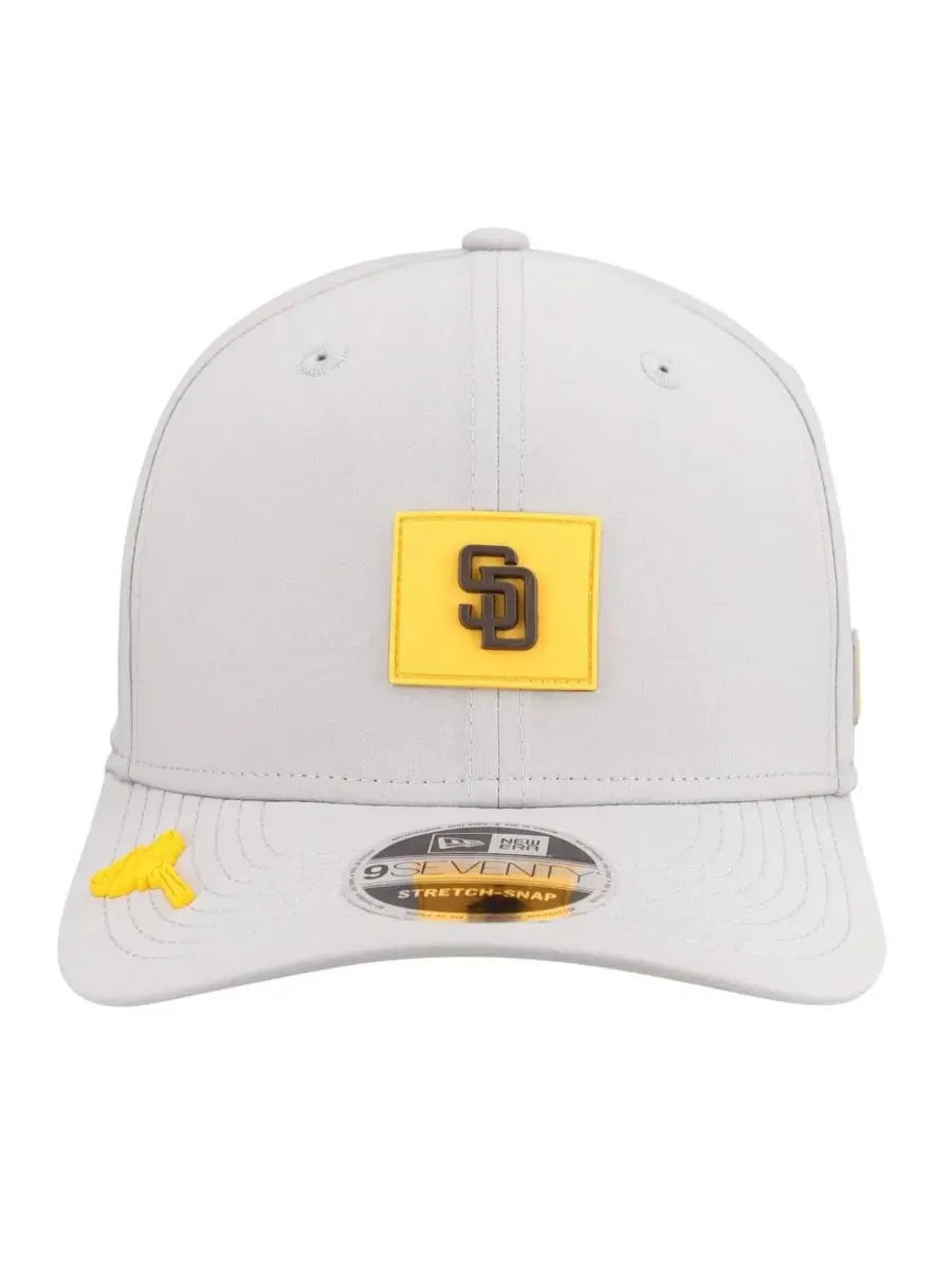 Кепка San Diego Padres 2026 Clubhouse 9SEVENTY New Era — изображение 2 из 4, серый