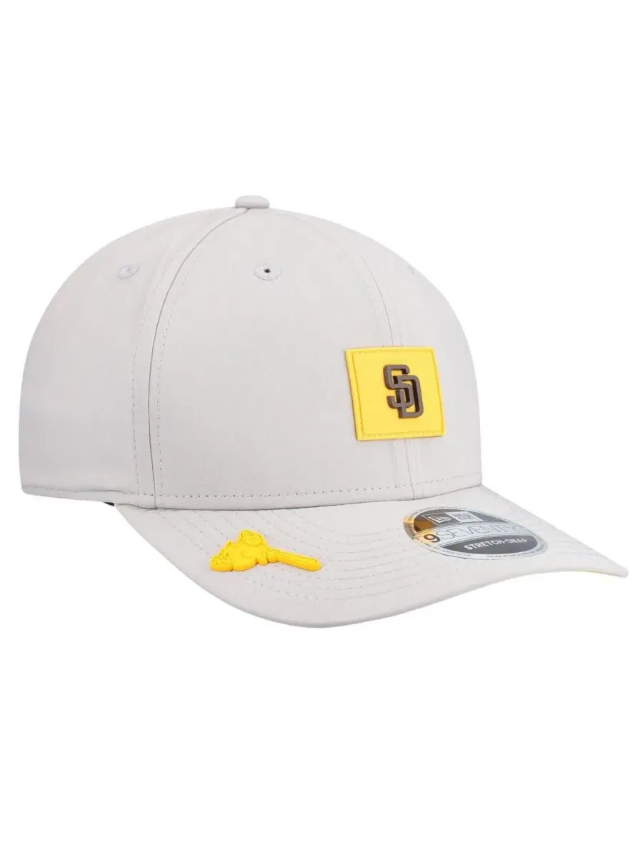Кепка San Diego Padres 2026 Clubhouse 9SEVENTY New Era — изображение 3 из 4, серый