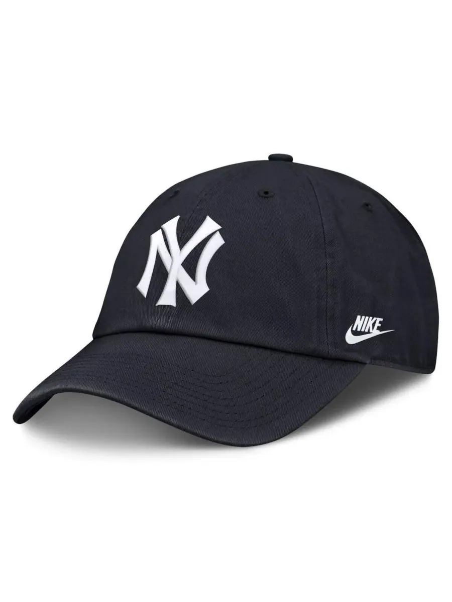 Бейсболка ретро New York Yankees Cooperstown Club Nike — изображение 3 из 4, темно-синий