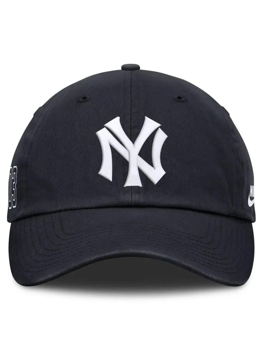 Бейсболка ретро New York Yankees Cooperstown Club Nike — изображение 4 из 4, темно-синий