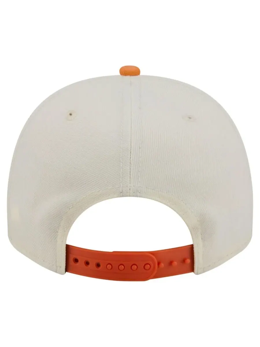 Кепка-снапбек с козырьком, с вышивкой, модель Washed A-Frame 9FIFTY New Era — изображение 4 из 7, кремовый оранжевый