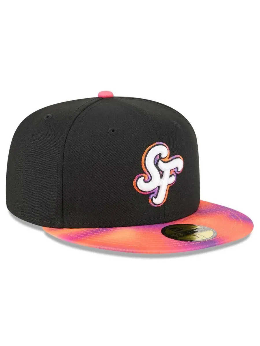 New Era Мужская кепка San Francisco Giants 2025 City Connect 59FIFTY — изображение 4 из 4, черный оранжевый