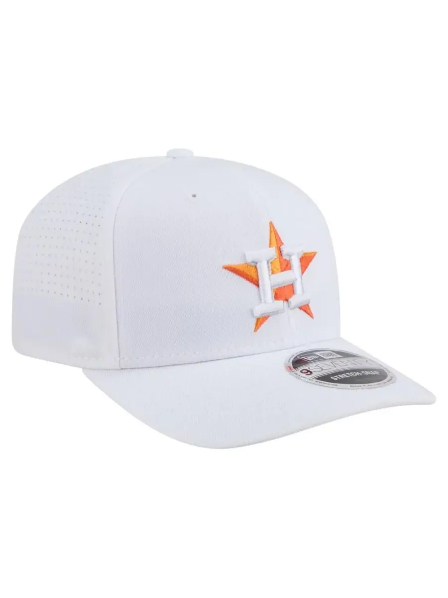 New Era Мужская белая регулируемая кепка Houston Astros COOLERA 9SEVENTY — изображение 4 из 5, белый