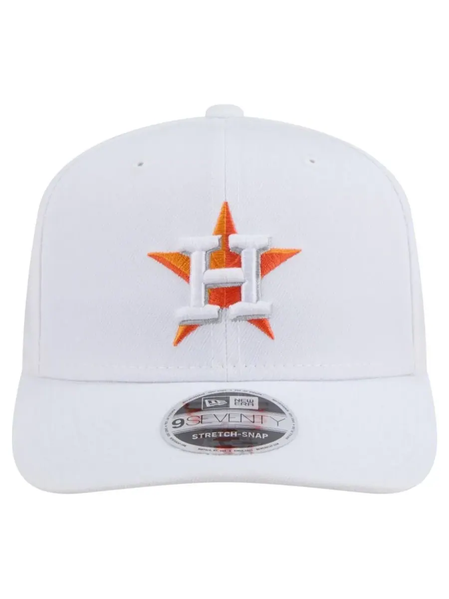 New Era Мужская белая регулируемая кепка Houston Astros COOLERA 9SEVENTY — изображение 5 из 5, белый