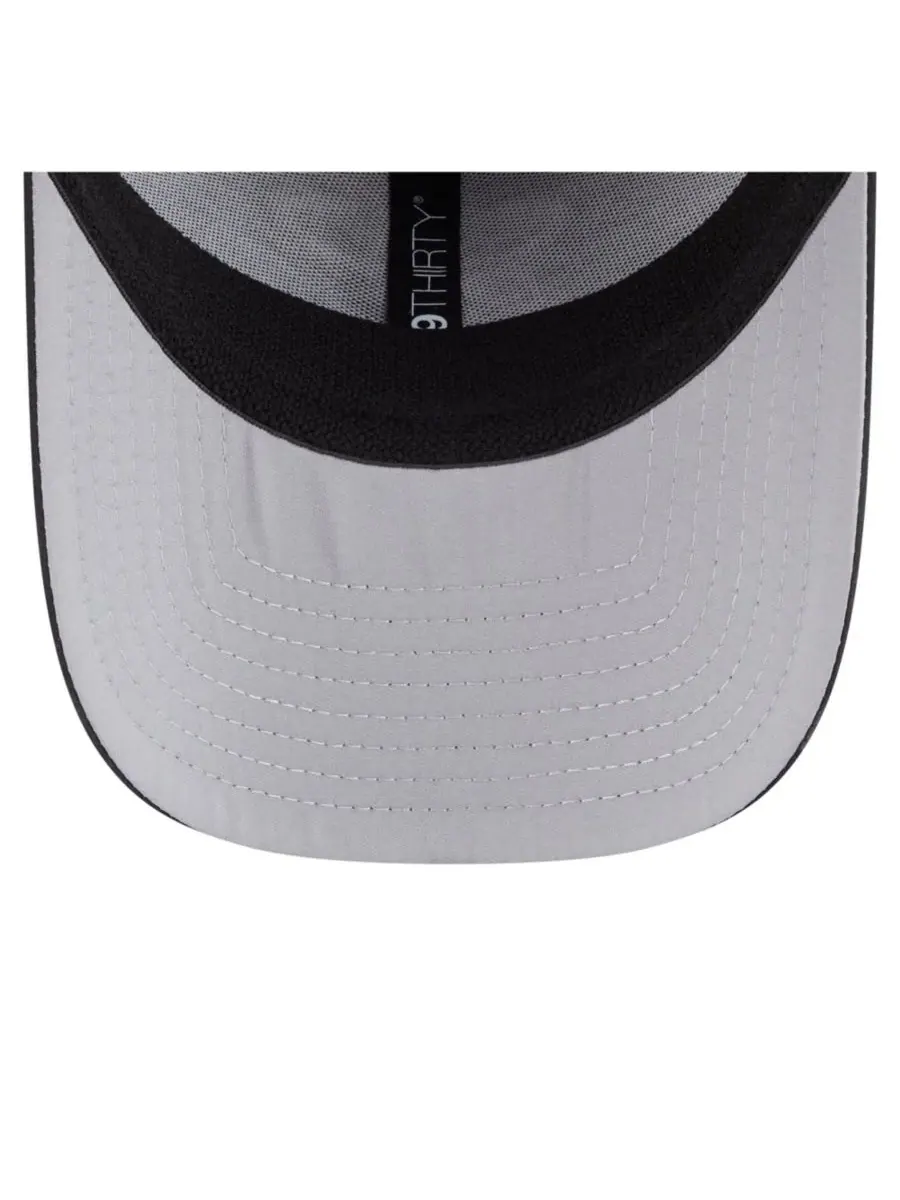 New Era Мужская черная кепка Miami Heat Featherweight Poly Rope Flex 39Thirty — изображение 3 из 5, черный