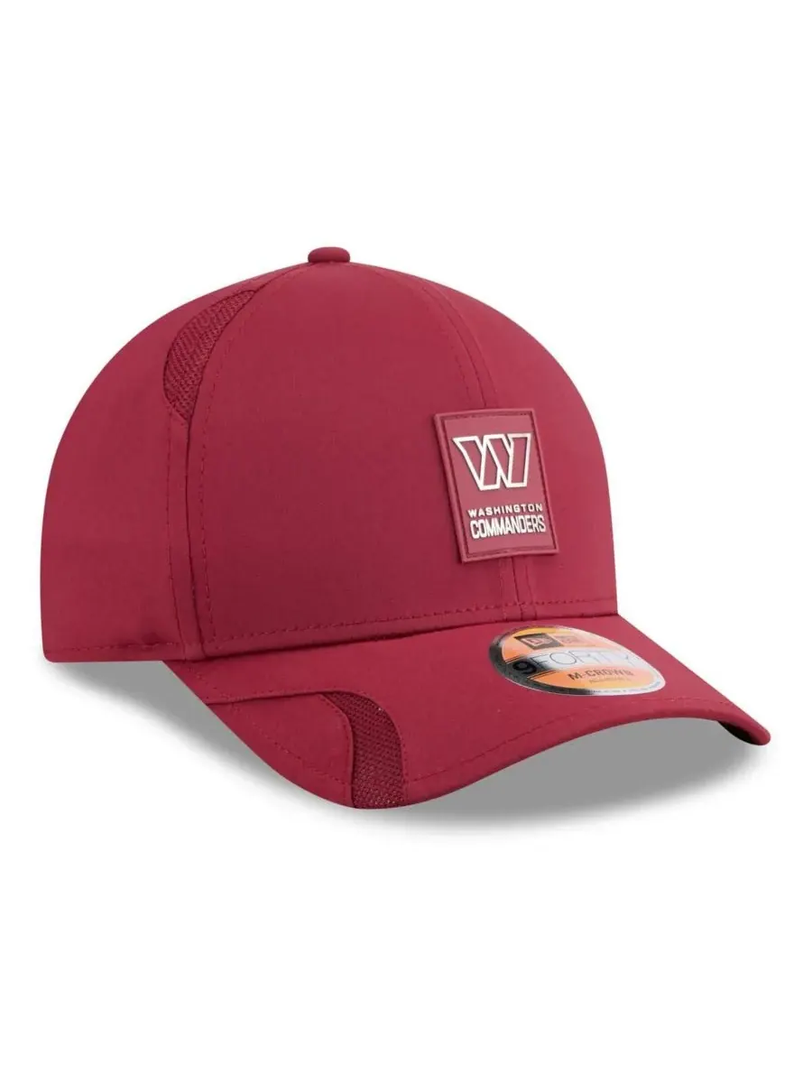 New Era Мужская бордовая кепка Washington Commanders 2025 Sideline M-Crown 9FORTY с регулируемой — изображение 4 из 5