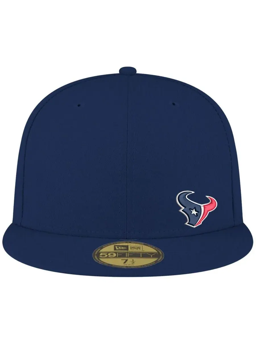 New Era Мужская темно-синяя бейсболка Houston Texans Flawless 59FIFTY — изображение 4 из 4, темно-синий